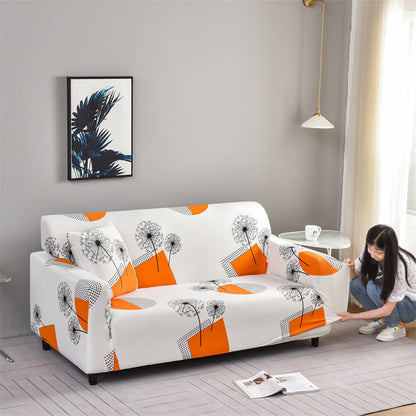 Geometry Dandelion Stretchable Sofa Slipcover