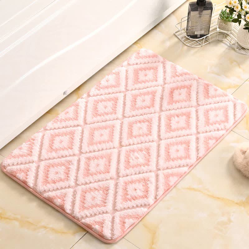 Diamond Lattice Soft Non-slip Bath Mat