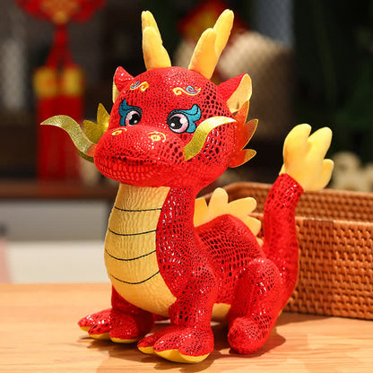 Cute Kirin Dragon Plush Toy Ornament