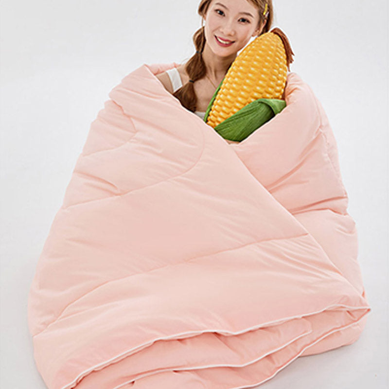 Solid Color Breathable Soft Comforter