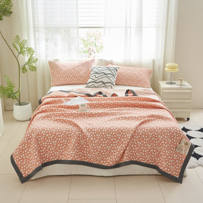 Breathable Summer Cotton Gauze Lightweight Quilt