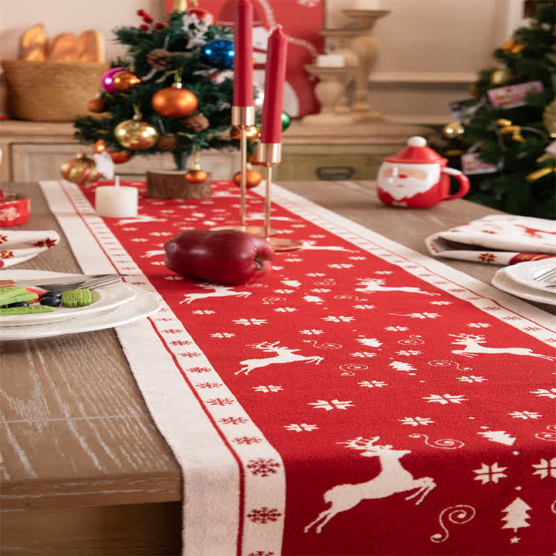 Luxurious Christmas Home Decor Table Runner