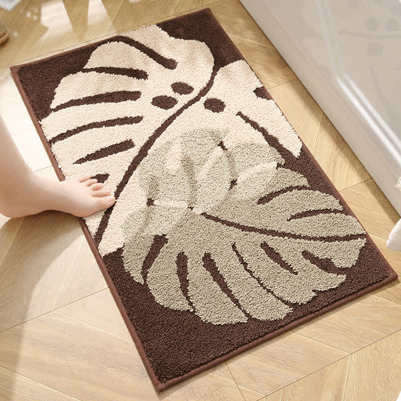 Ownkoti Palm Soft Non-Slip Entryway Rug