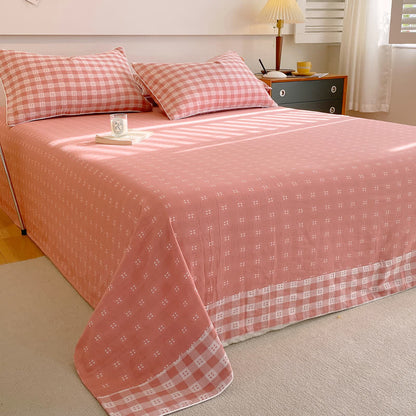 Breathable Cotton Gauze Modern Style Coverlet