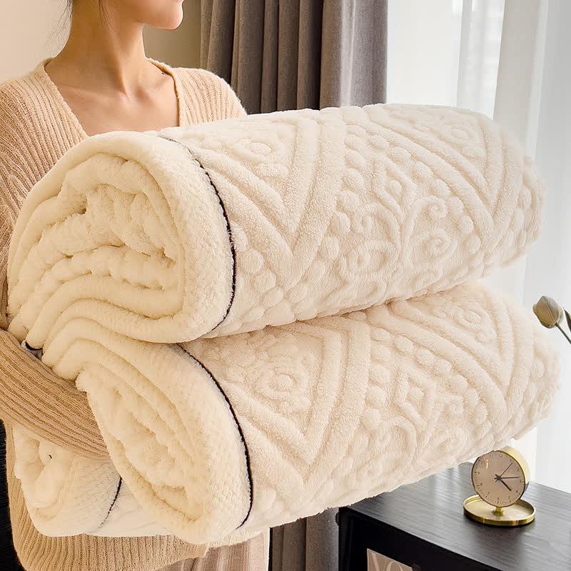 Double-sided Comfy Fluffy Fleece Blanket