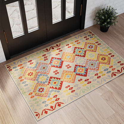 Geometric Kilim Area Bedroom Runner Rug