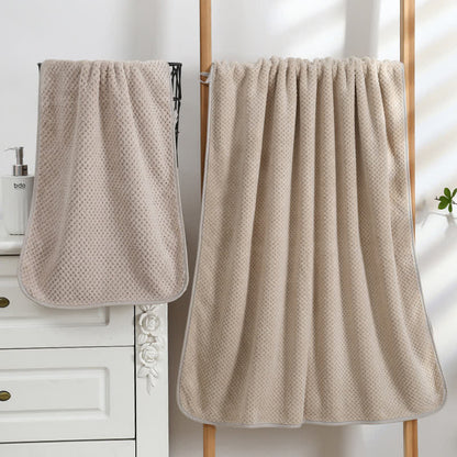 Solid Color Soft Breathable Bath Towel