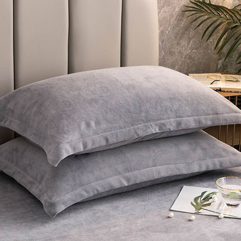 Solid Color Velvety Decorative  Pillowcases