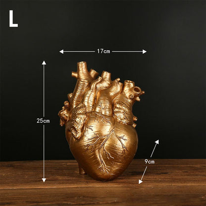 Artificial Heart Shape Flower Vase