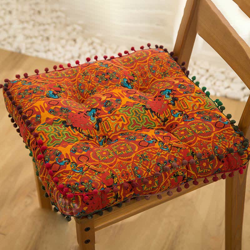 Bohemian Style Chair Pad Floor Pillows