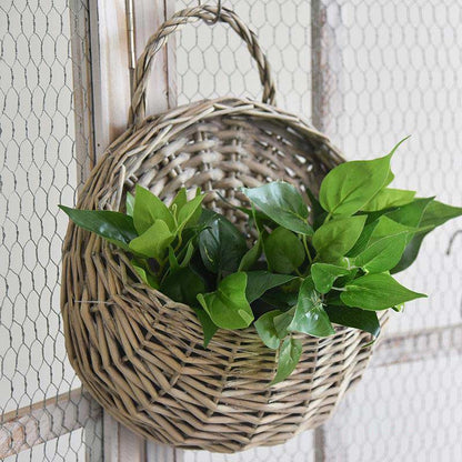 Ownkoti Handwoven Plant Basket with Handle (3PCS)