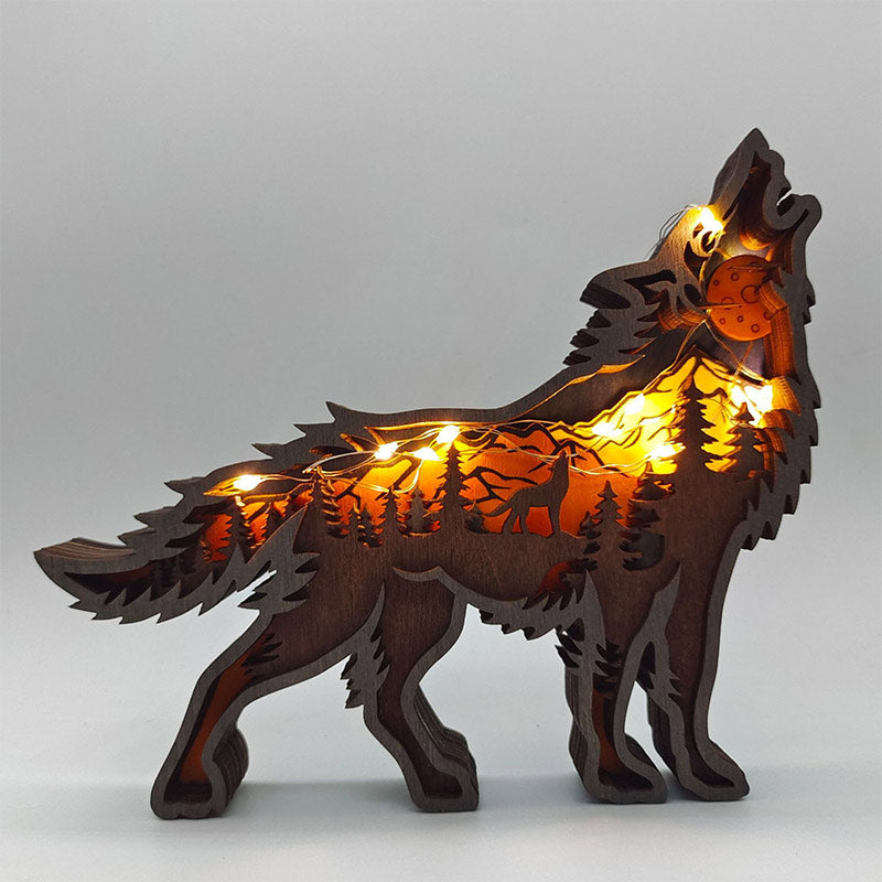 Ownkoti Creative Forest Animal Decoration - Wolf