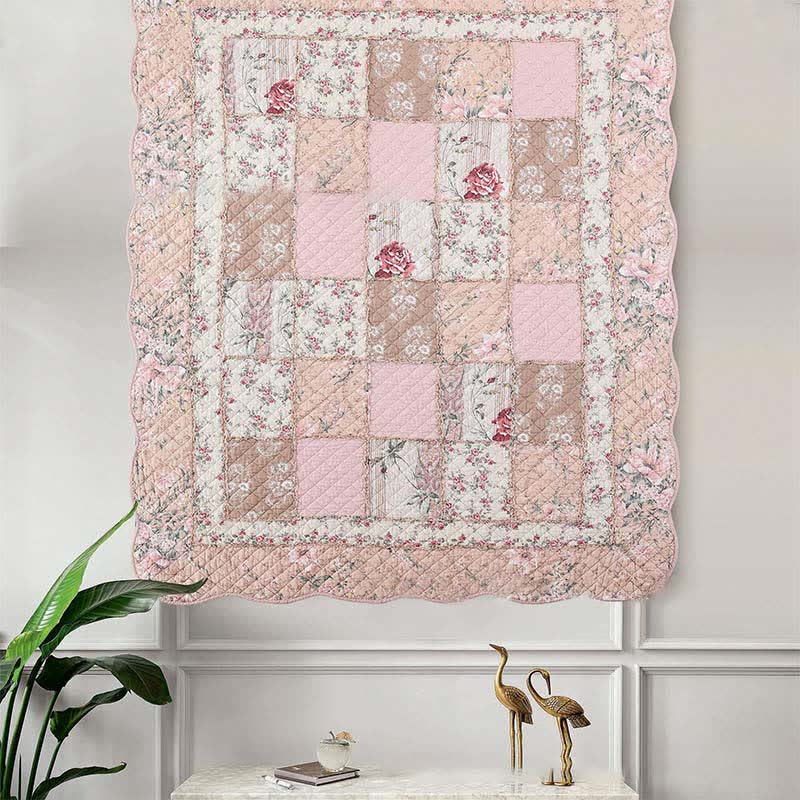 Pastoral Patchwork Soft Pure Cotton Quilt