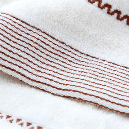 Ownkoti Striped Bath Towel Bathroom Towel Set