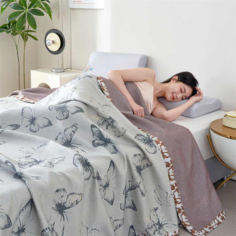 Butterfly Lyocell Gauze Summer Breathable Quilt