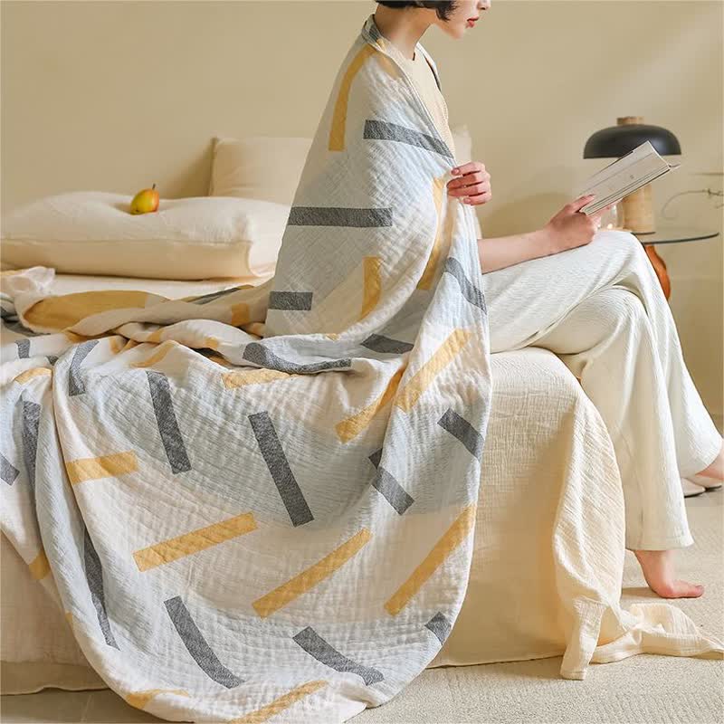 Neutral Style Cotton Gauze Breathable Quilt