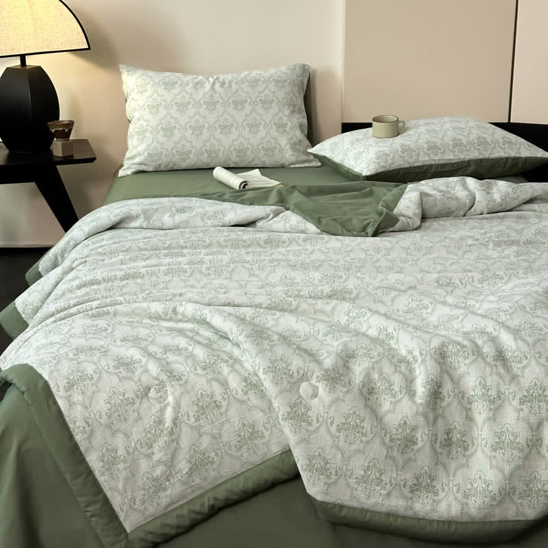 Fresh Style Cotton Gauze Summer Bedding