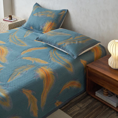 Luxurious Feather Cotton Gauze Breathable Quilt