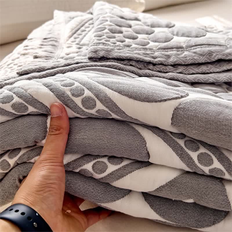 Pure Cotton Reversible Lightweight Quilt