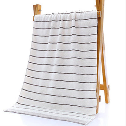 Ownkoti Striped Bath Towel Bathroom Towel Set