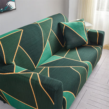 Resistant Modern Geometric Couch Slipcover