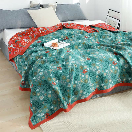 Ownkoti Vintage Reversible Coverlet Soft Floral Quilt