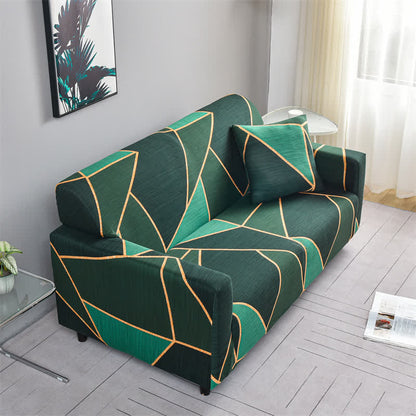 Resistant Modern Geometric Couch Slipcover