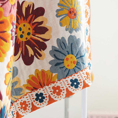 Bright Flower Soft Cotton Bath Towel