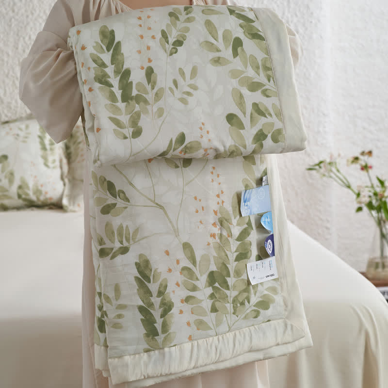 Pastoral Leaf Lyocell Fiber Summer Bedding