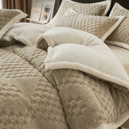 Diamond Checkerboard Duvet Cover Blanket