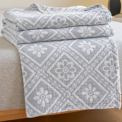 Cotton Gauze Jacquard Soft Summer Quilt