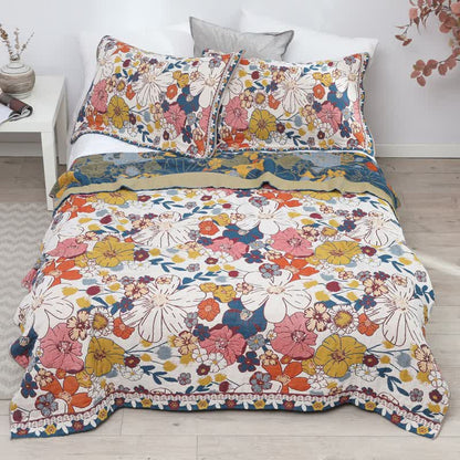 Cotton Gauze Pastoral Lightweight Quilt