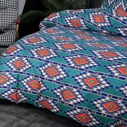 Geometric Bohemian Brushed Bedding Set(3PCS)