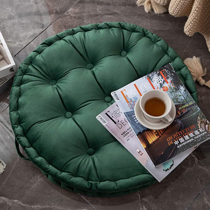 Solid Color Circle Shape Seat Cushion