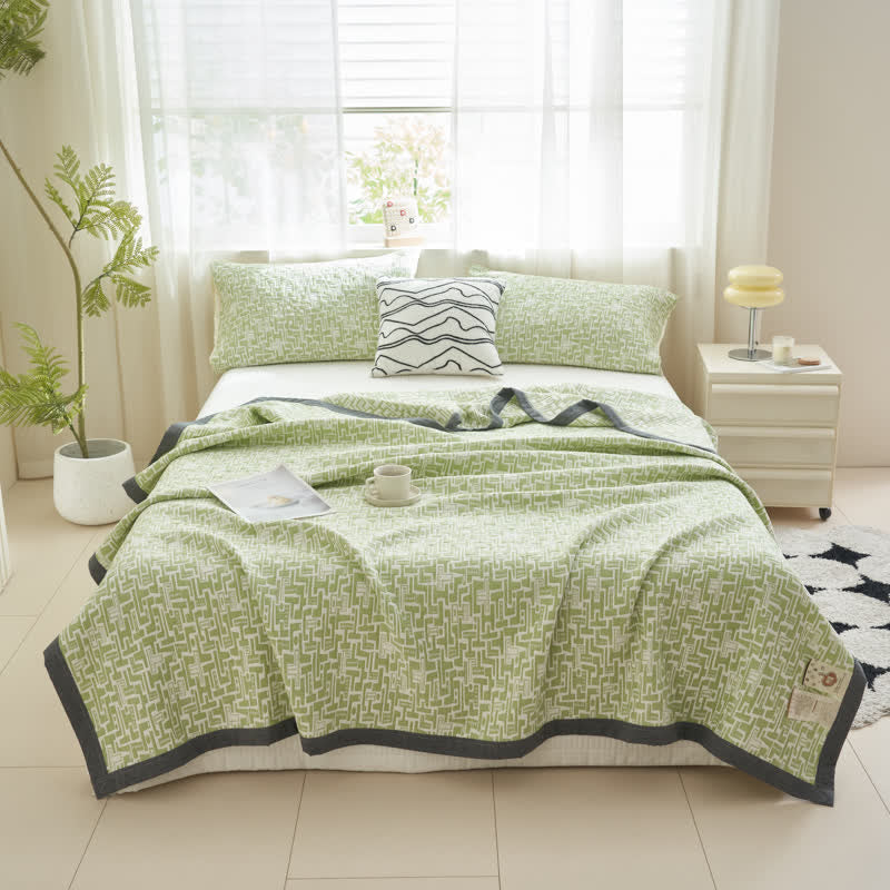 Modern Cotton Gauze Soft Summer Quilt