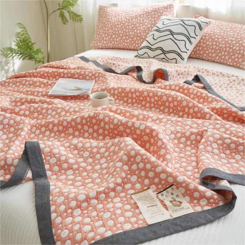 Breathable Summer Cotton Gauze Lightweight Quilt