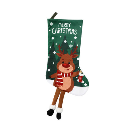 Cute "MERRY CHRISTMAS" Decorative Hanging Stocking