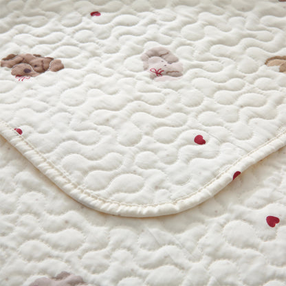 Quilted Cute Dog Pure Cotton Bedding