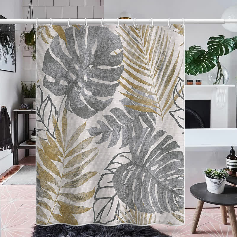 Pastoral Monstera Deliciosa Anti-mildew Shower Curtain