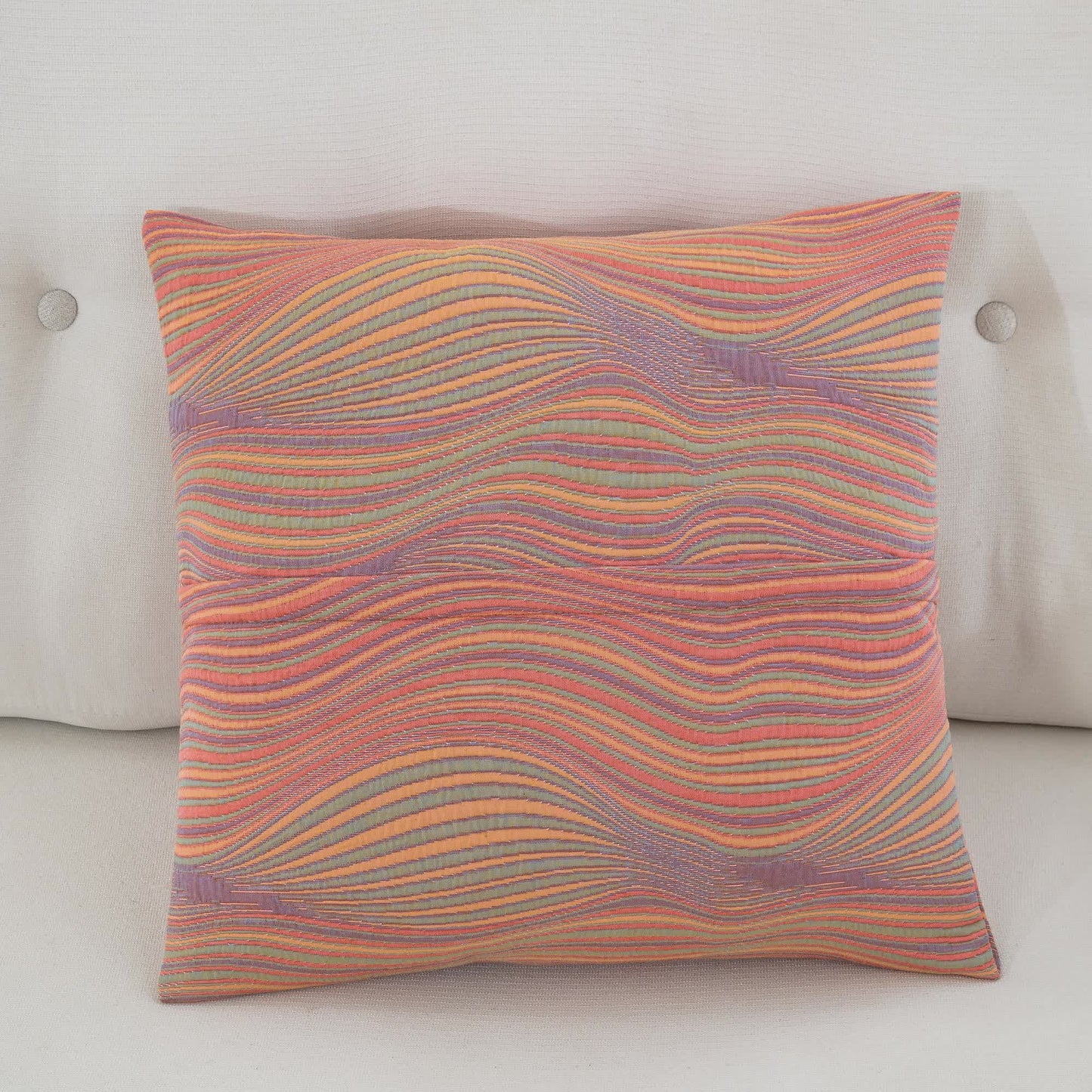 Pink Wave Cotton Gauze Pillowcases(2PCS)