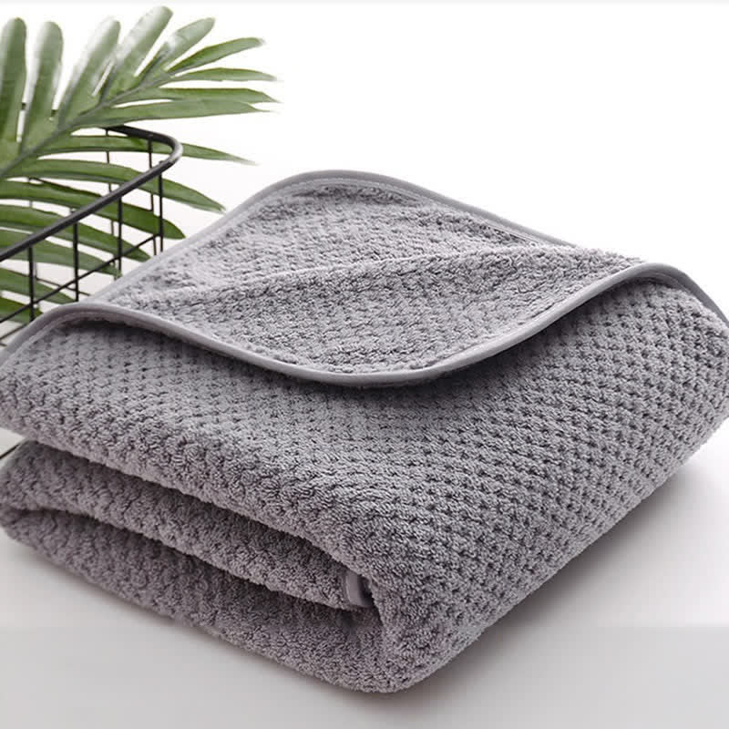 Solid Color Soft Breathable Bath Towel