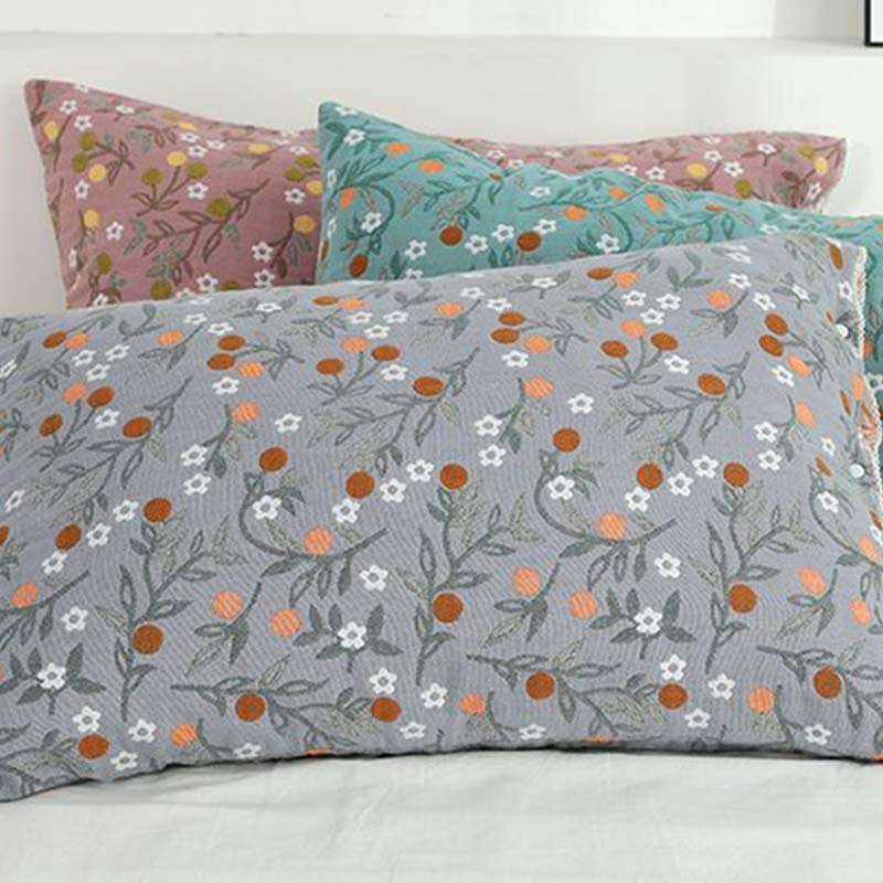 Ownkoti Rural Flower Pattern Pillowcases Pillow Shams (2PCS)