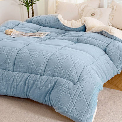 Thick Warm Plush Fleece Blanket