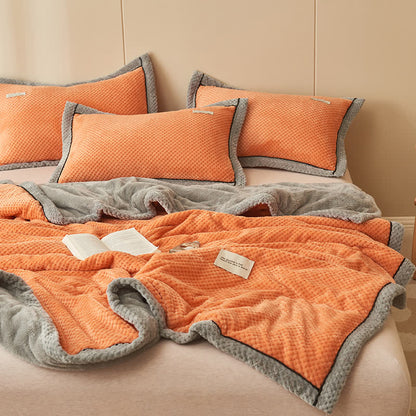 Solid Color Soft Fleece Blanket