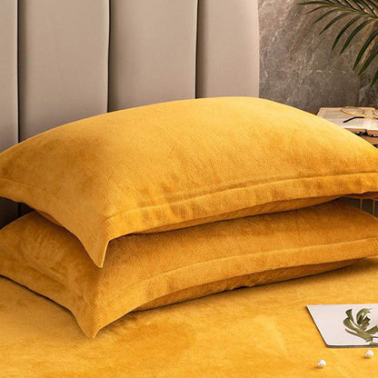 Solid Color Velvety Decorative  Pillowcases