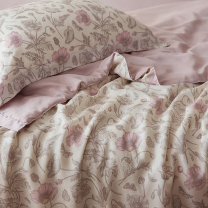 Rustic Floral Smooth Lyocell Sateen Bedding