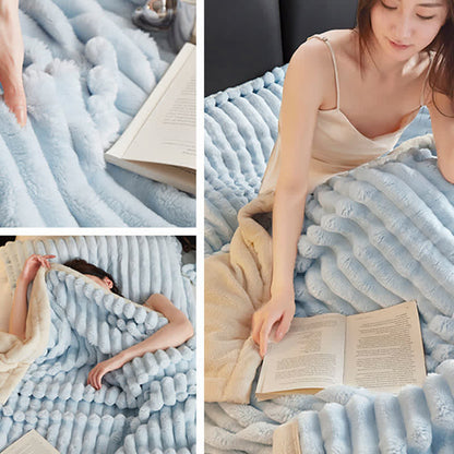 Solid Color Soft Lightweight Throw Blanket