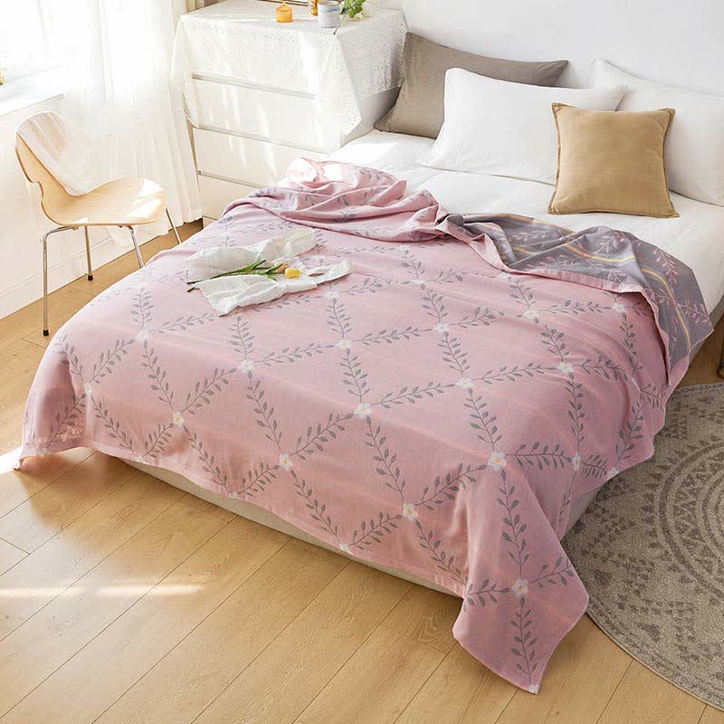 Thin Breathable Two Layers Reversible Quilt