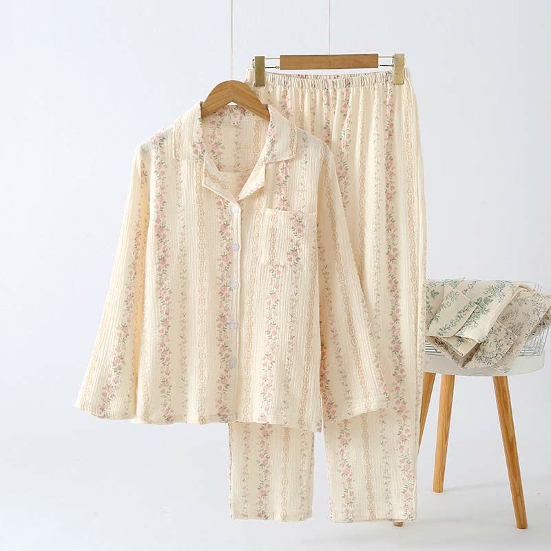 Forest Style Pure Cotton Loungewear Set