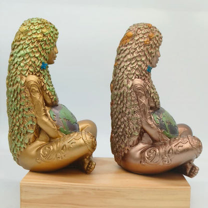 Resin Goddess Gaia Decorative Ornament